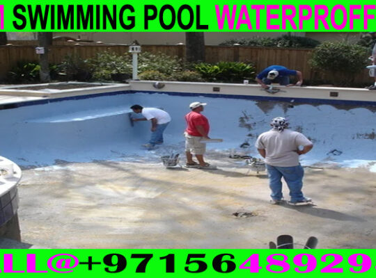 Swimming Pool waterproofing Maintenance in ajman